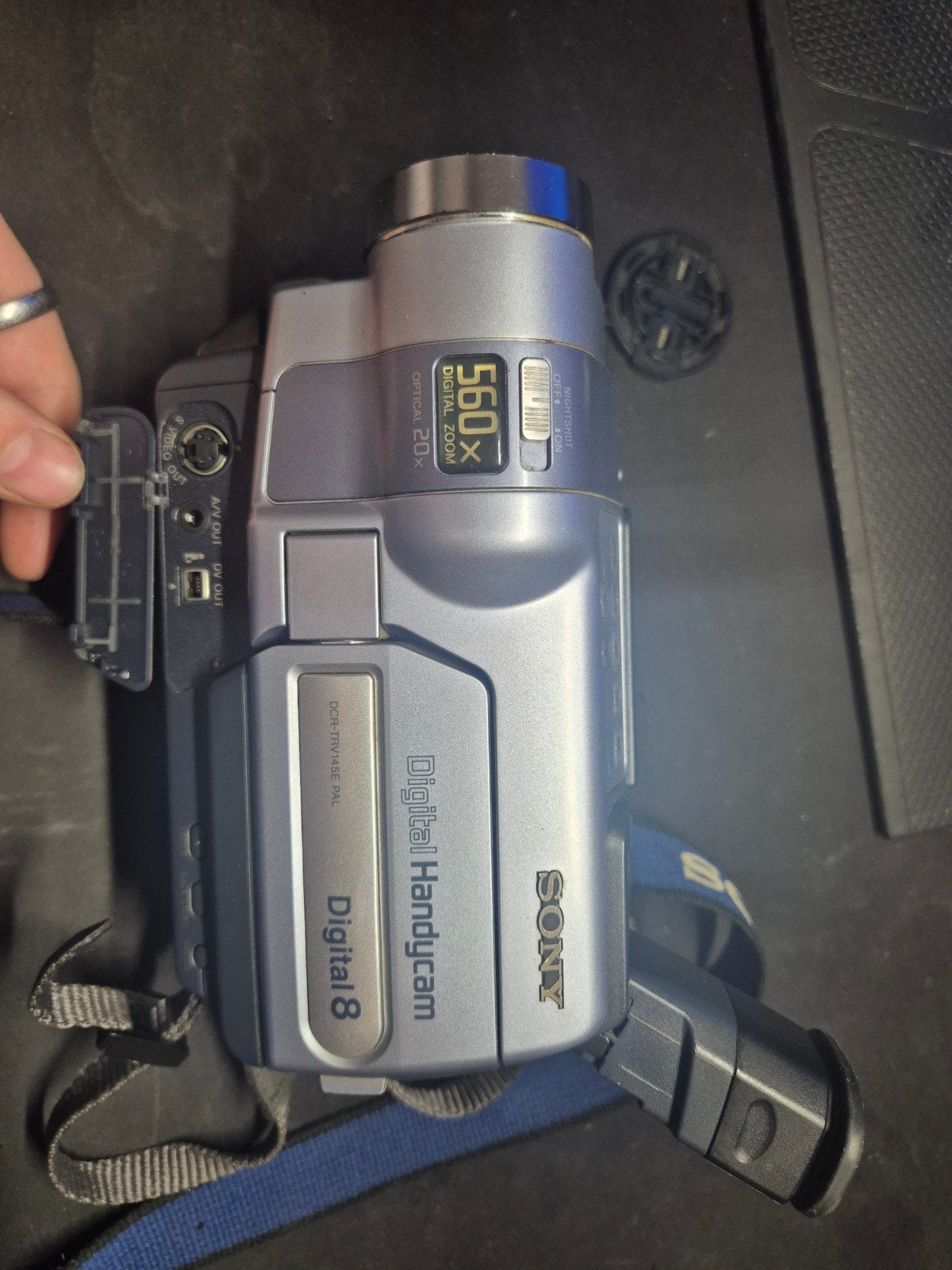 Caméscope Sony Digital 8 DCR-TRV145E PAL, Ophalen, 8mm, (Video)band