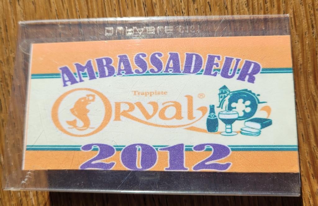 Badge Ambassadeur ORVAL, Enlèvement ou Envoi