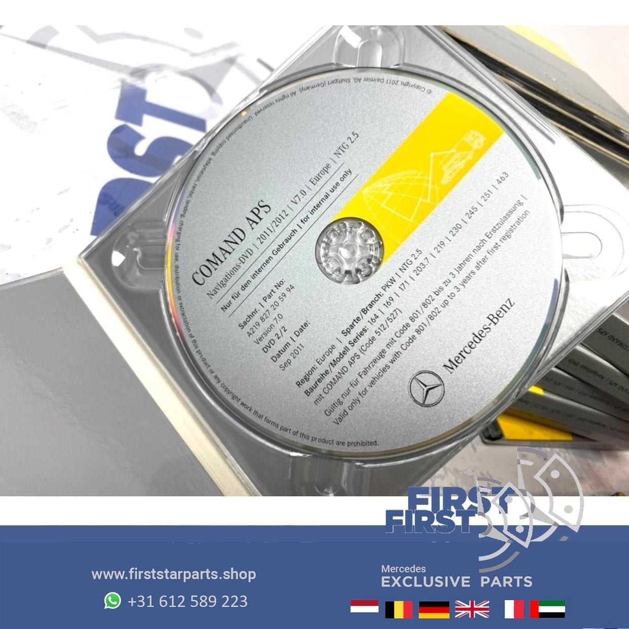 COMAND ONLINE NAVIGATIE CD APS NAVI 2011-2012  NTG 2.5 V7.0, -, Comme neuf, -, -