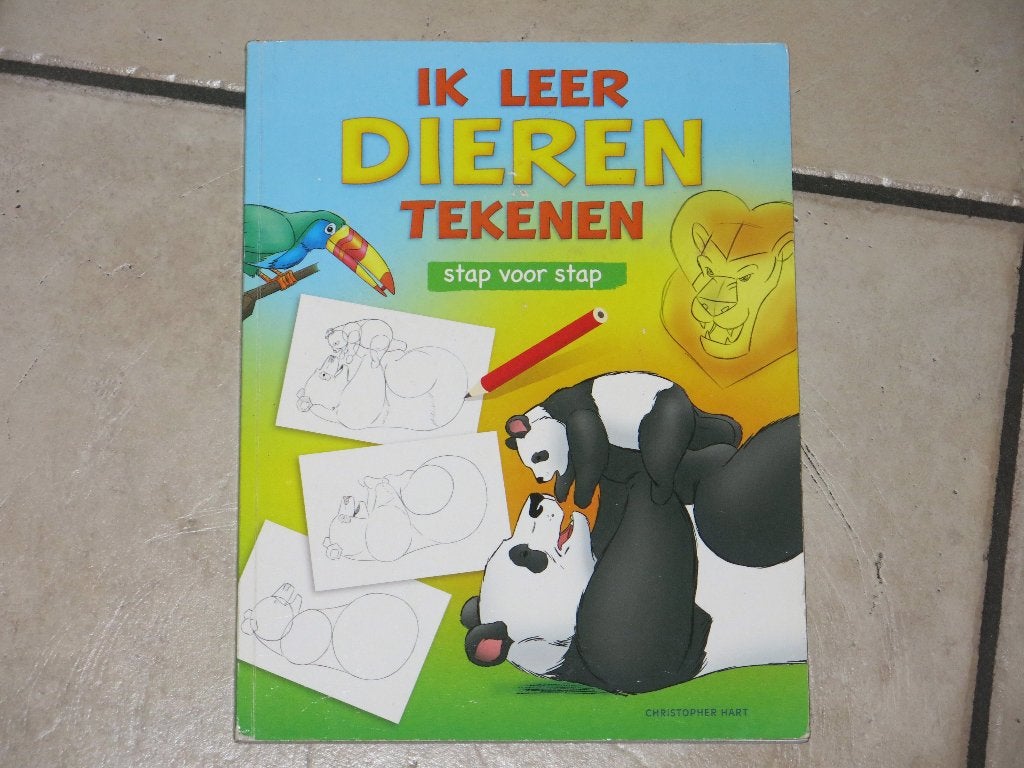 Een boekje Ik leer dieren tekenen stap voor stap, Boeken, Ophalen, Gelezen