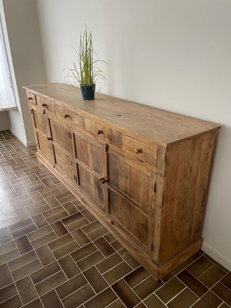 Dressoir en barkast (set van 2), Ophalen, Gebruikt, Met deur(en), 75 cm of meer