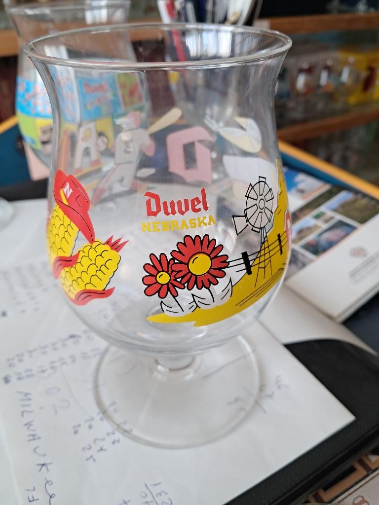 Duvel glas Nebraska, Ophalen of Verzenden, Nieuw