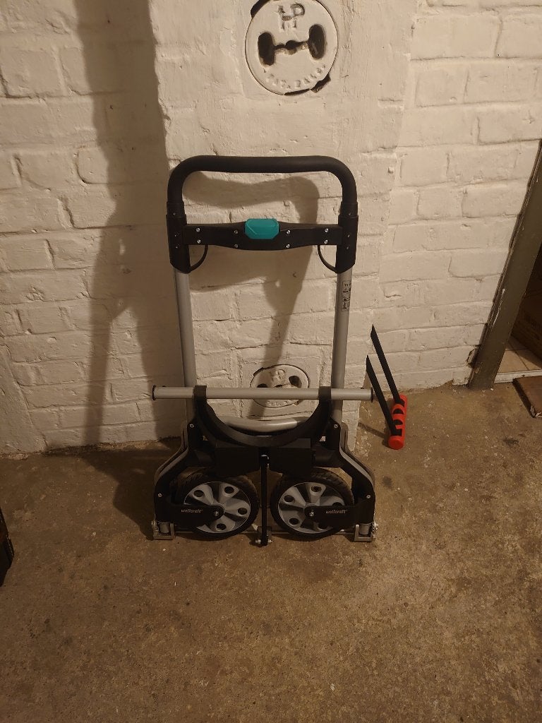 Diable pliable professionnel, 80 à 100 litres, Enlèvement ou Envoi, Comme neuf, Diable