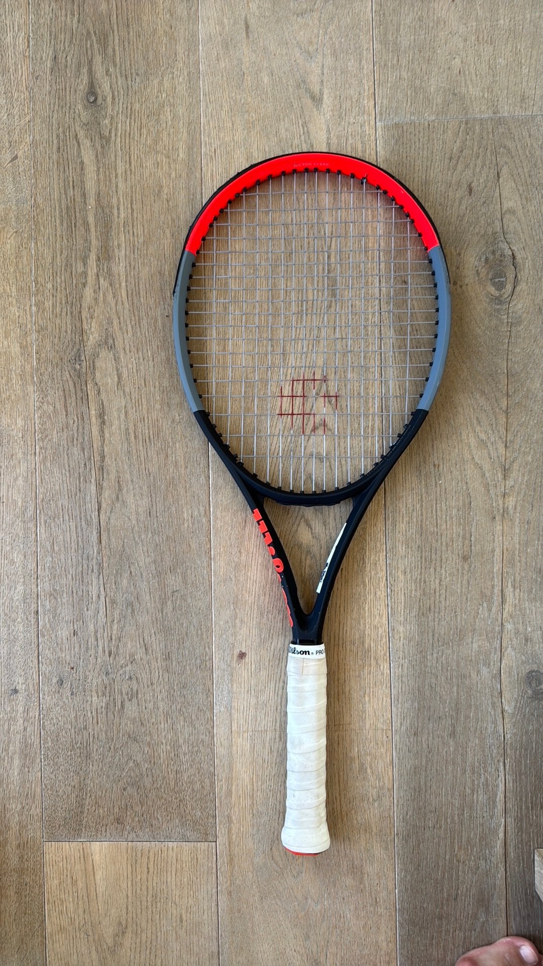 Wilson racket Clash, Sport en Fitness, Ophalen, Gebruikt, Racket, Wilson