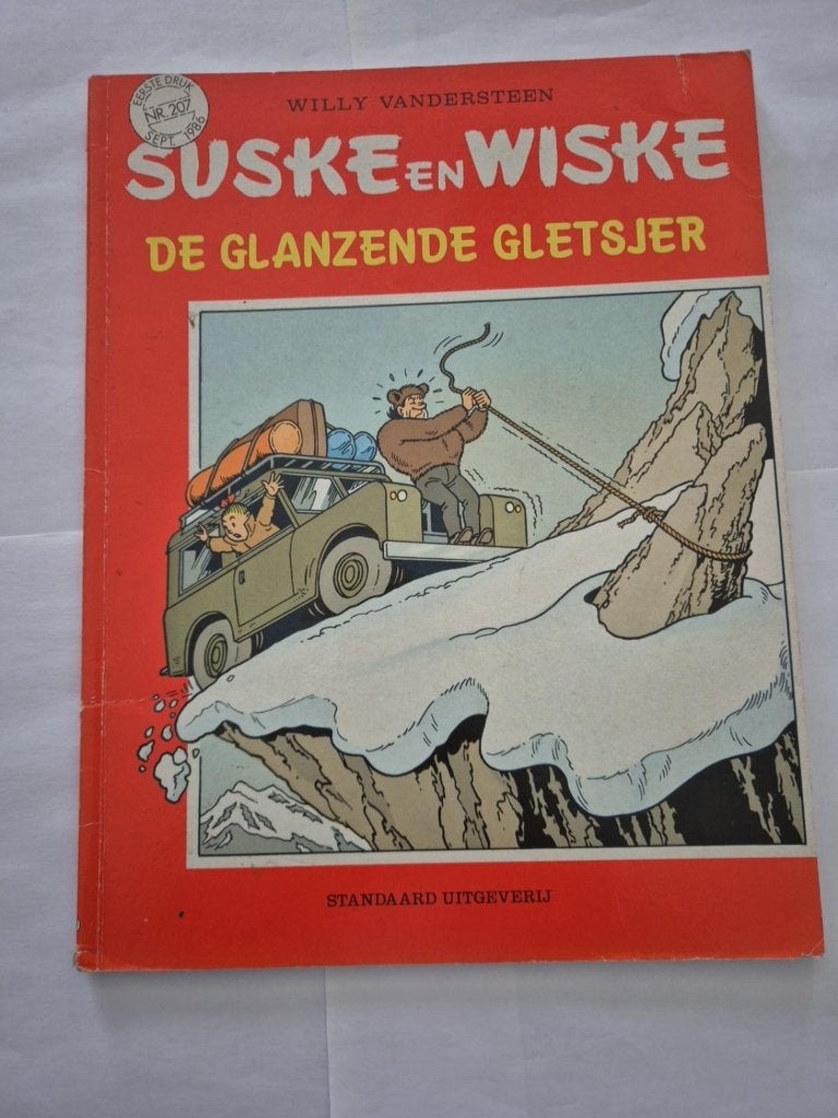 Suske en Wiske nr. 207 – De Glanzende Gletsjer, Gelezen, Verzenden, Willy Vandersteen, Eén stripboek