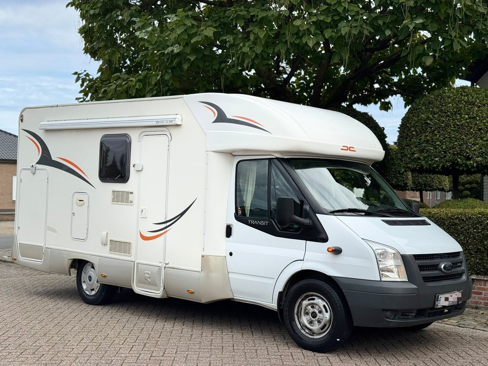 Ford Transit 2.2TDCI 2008* Rimor | AC | 3+1! 210.000km’s!*, Caravanes & Camping, Siège de train, Jusqu'à 4, Réfrigérateur, 6 à 7 mètres