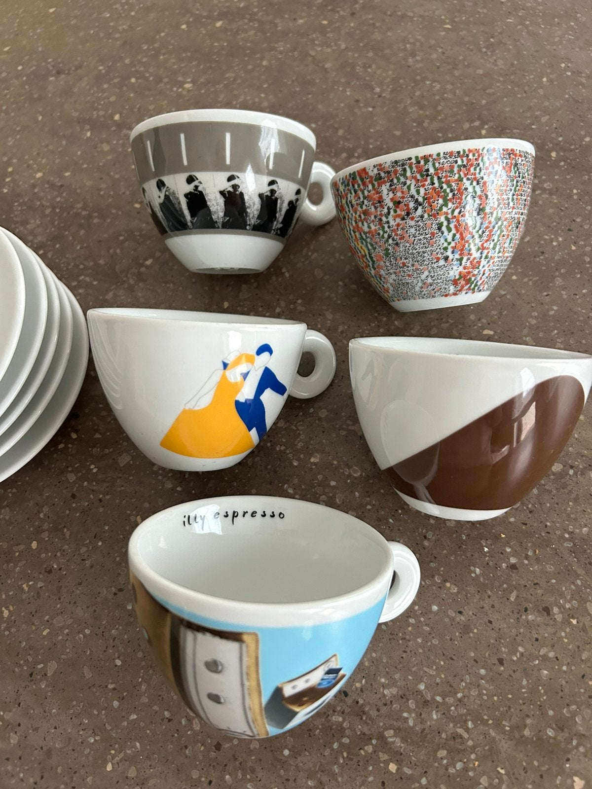 Illy espresso kopjes, Ophalen, Zo goed als nieuw, Overige materialen, Kop en/of schotel