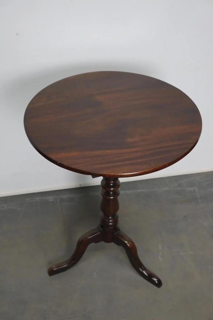 19e-eeuwse Victoriaanse mahoniehouten wijntafel, Ophalen of Verzenden