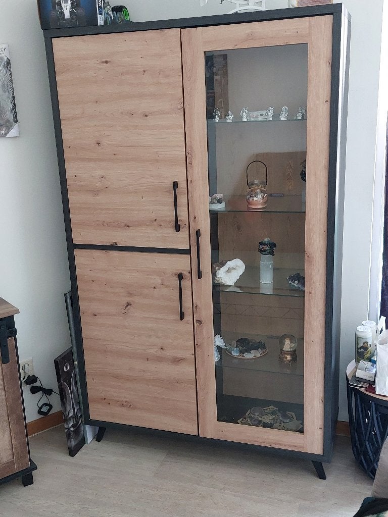 vitrine, Avec porte(s), 25 à 50 cm, Comme neuf, 100 à 150 cm