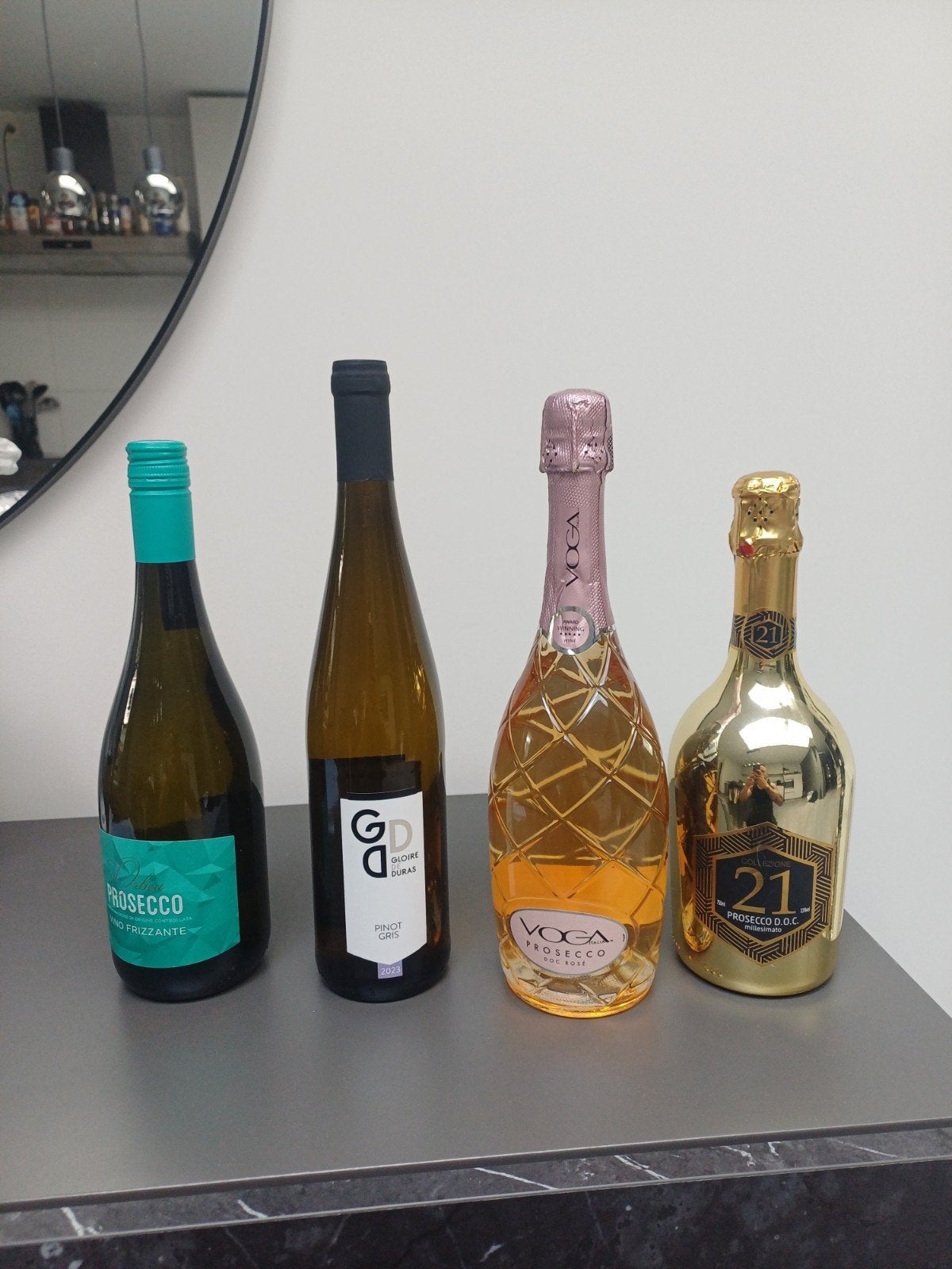 4 nieuwe flessen alcohol, Ophalen of Verzenden