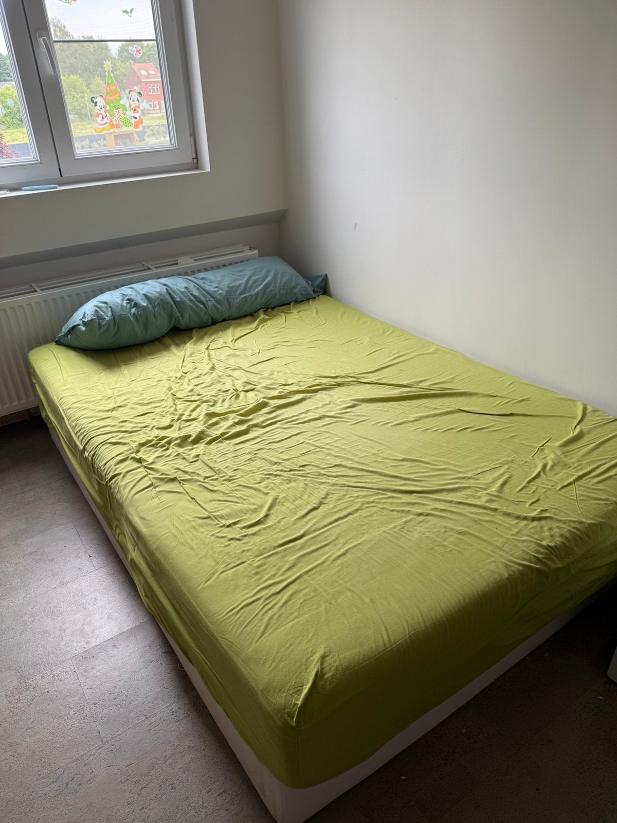 Twijfelaar ikea boxspring met matras, Huis en Inrichting, Ophalen, 140 cm, Zo goed als nieuw, Twijfelaar