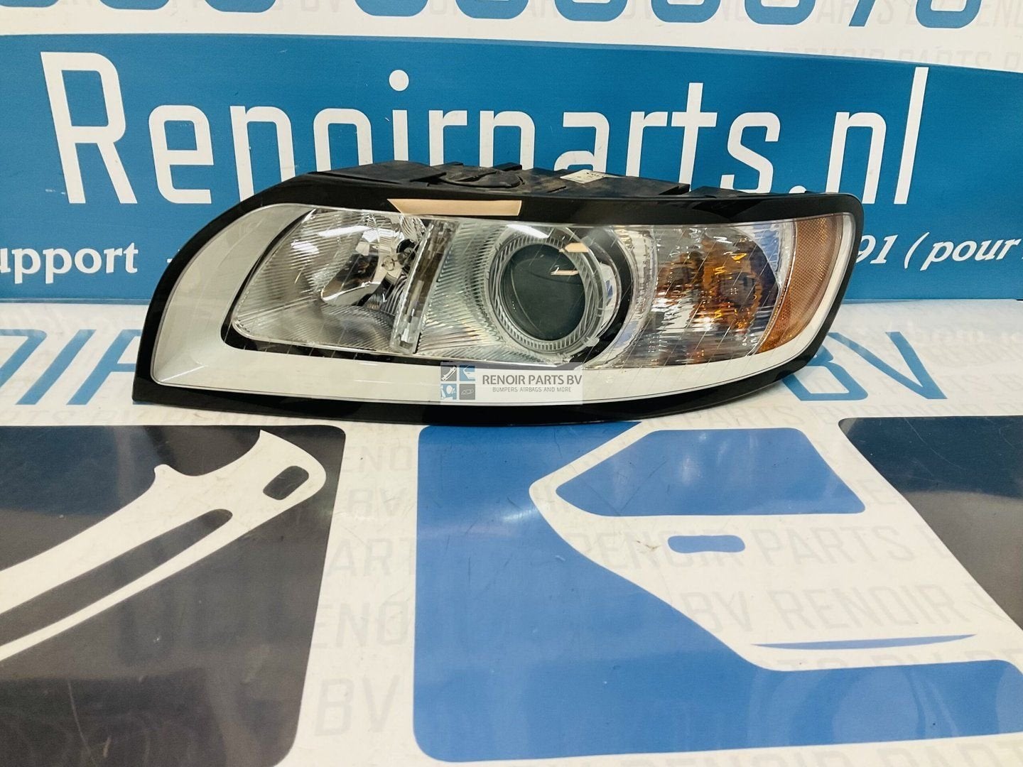 Koplamp Volvo S40 V50 Links Led 31265694 Origineel 2-E48-445, Gebruikt, -, -, 6 maanden garantie