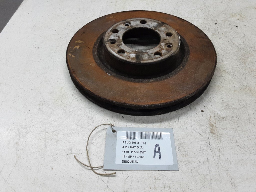 FREIN DISQUE AVANT Peugeot 308 (L3 / L8 / LB / LH / LP), Utilisé, Peugeot