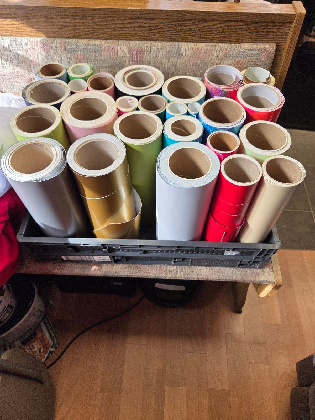 Partij plotter vinyl folie/ sticker folie/ vinyl folie, Doe-het-zelf en Bouw, Zeil en Folie, Ophalen