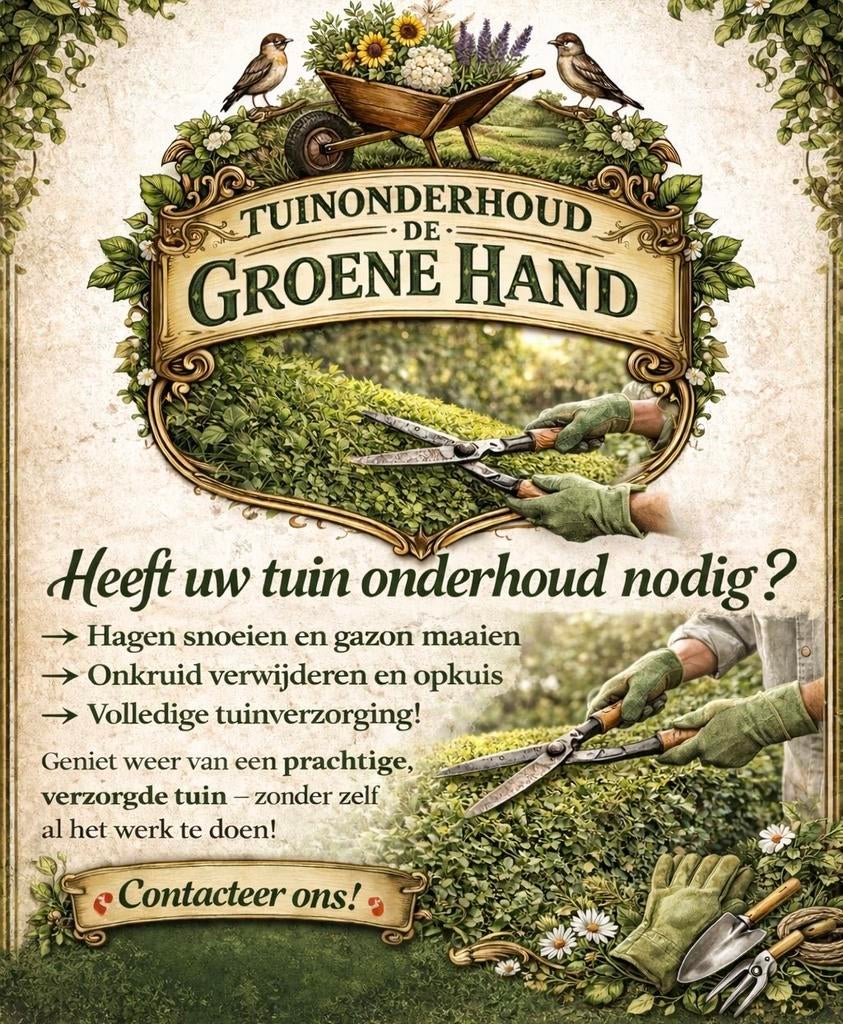 De groenehand, Ophalen of Verzenden, Zo goed als nieuw