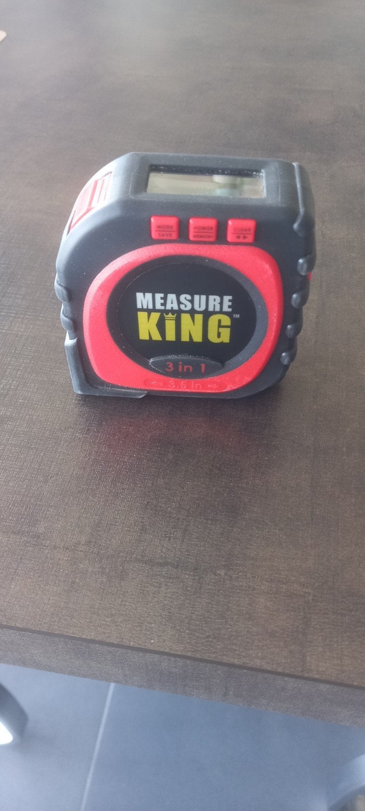 Mètre Laser Measure King tm 3 en1, Bricolage & Construction, Instruments de mesure, Enlèvement ou Envoi, Comme neuf, Multimètre