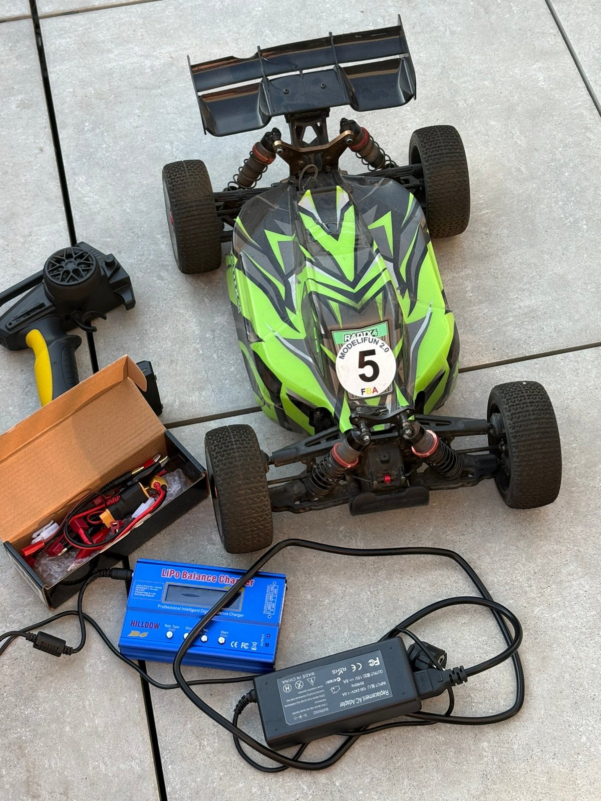 Buggy RC 1/8 Team Corally Syncro 4 brushless 4S, Hobby en Vrije tijd, Ophalen, Gebruikt