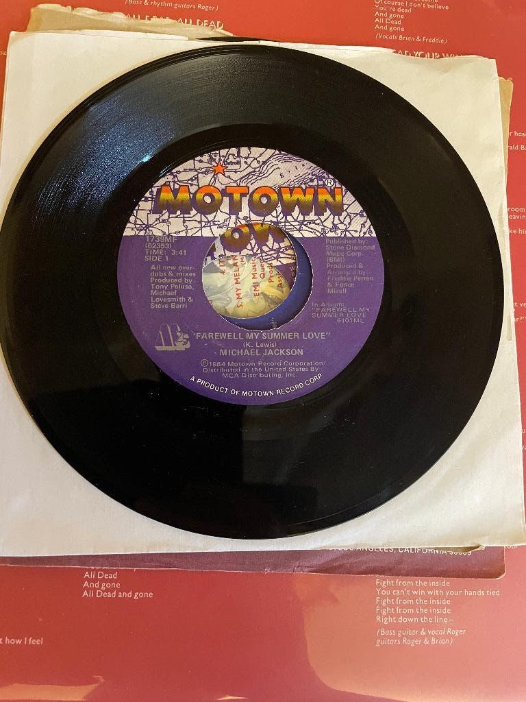 7" Michael Jackson - Farewell My Summer Love - US, CD & DVD, Vinyles | Pop, Envoi, 7 inch