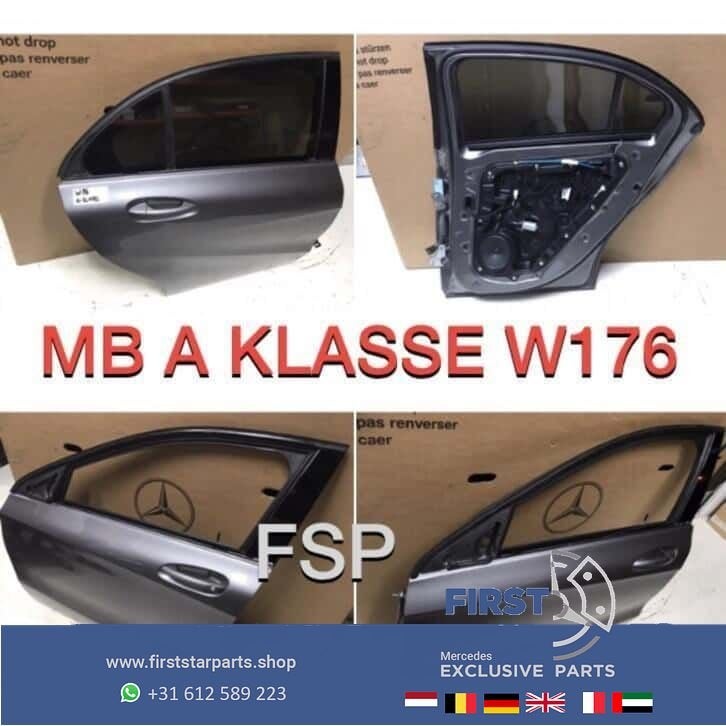 W176 A Klasse deur compleet portier RLVA GRIJS ZWART WIT BLA, Utilisé, Porte, -, -