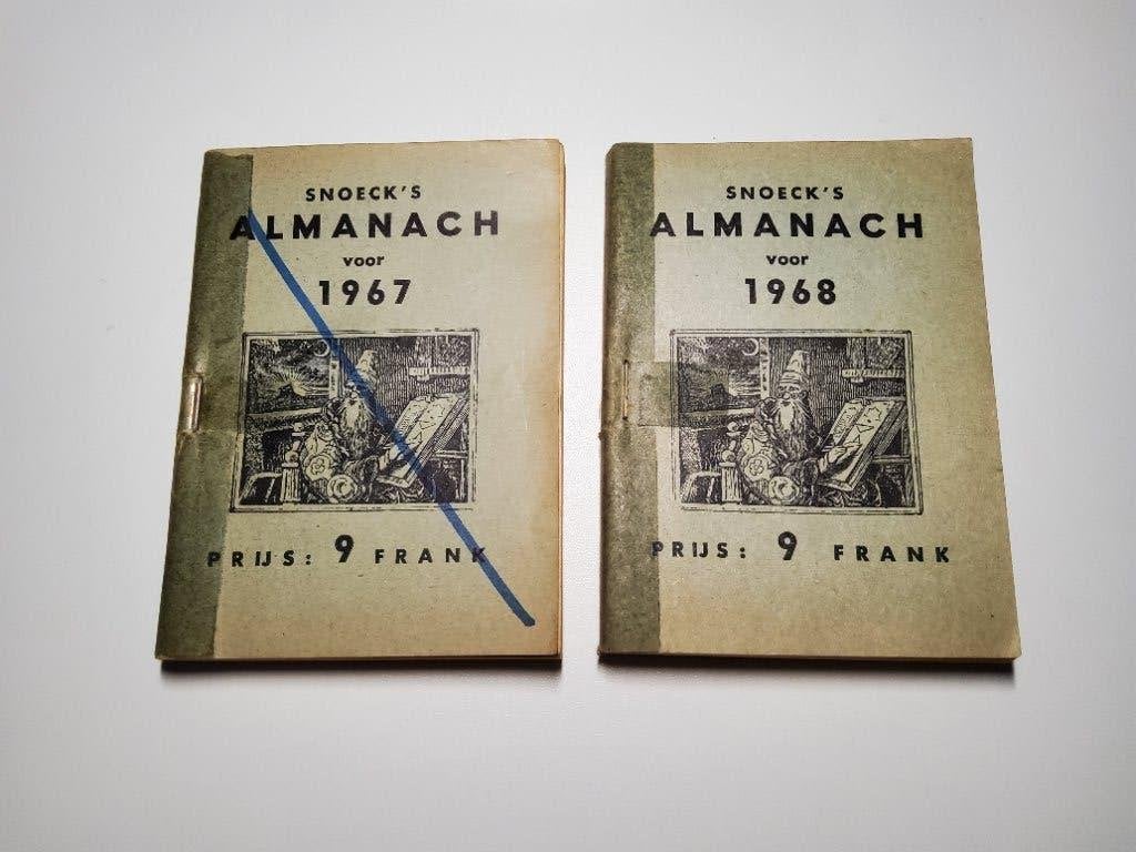Snoeck,s Almenach 1967 - 1968, Ophalen