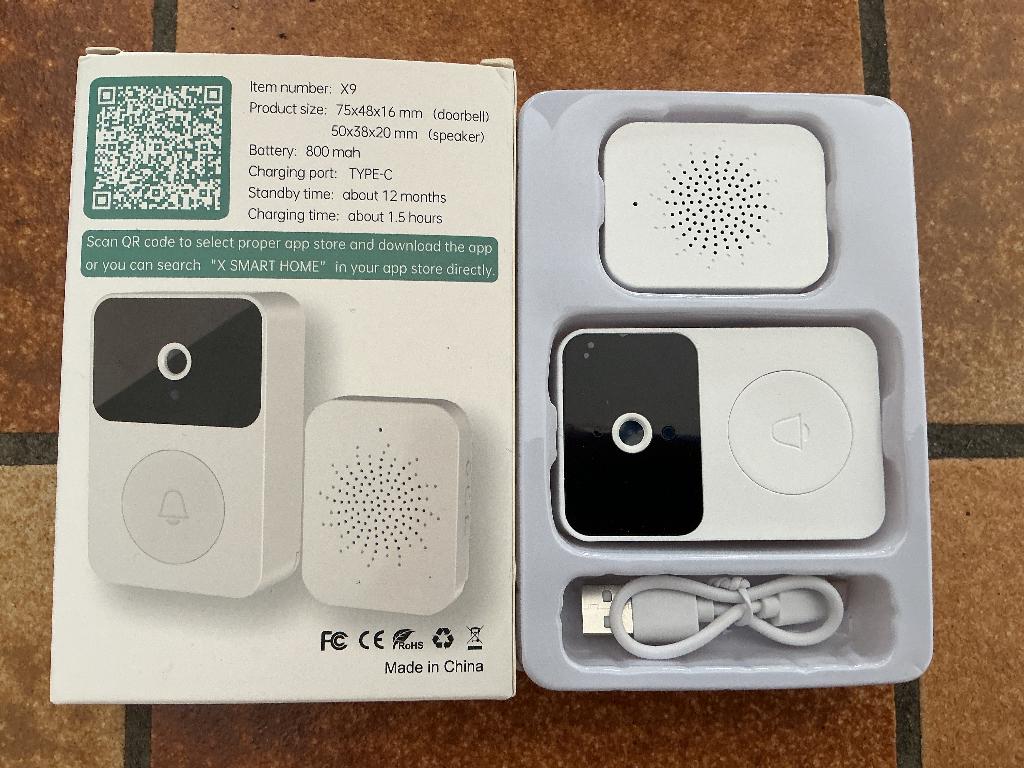 Sonnette smart doorbell, Enlèvement, Neuf, Sans fil