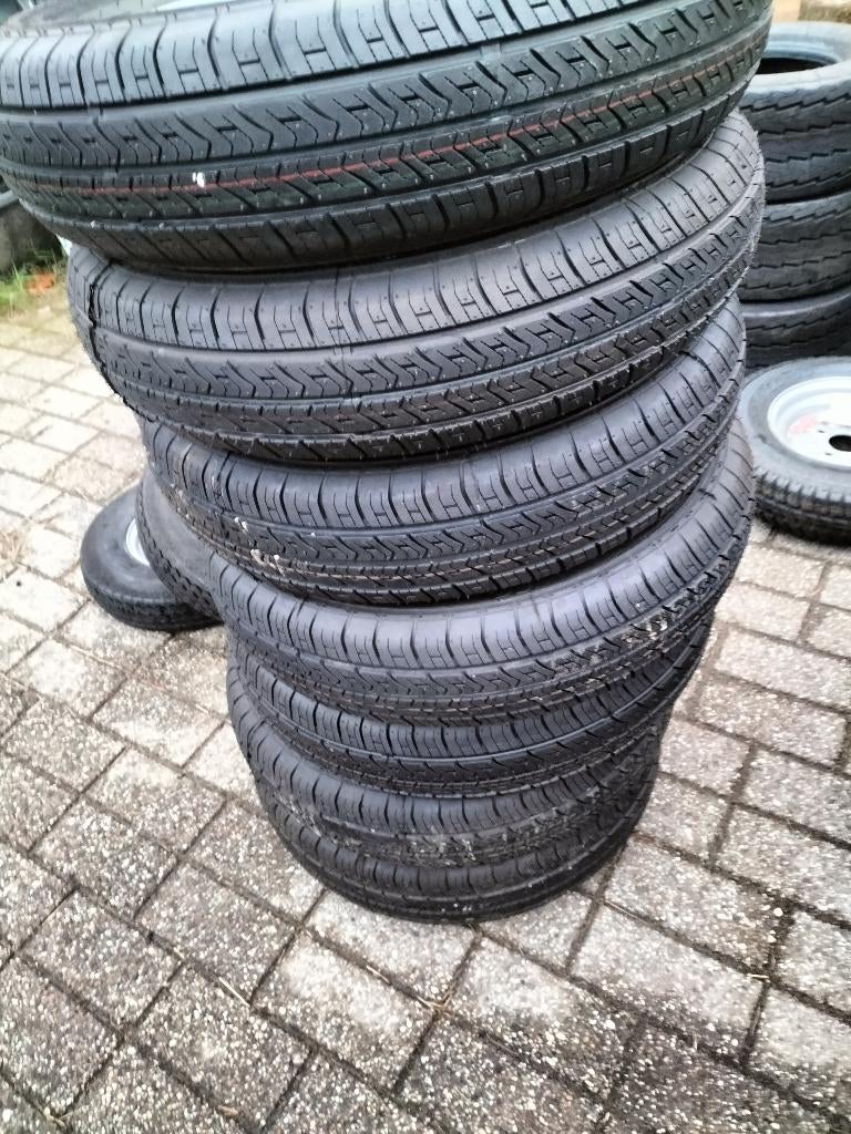 AANHANGWAGEN banden en velgen. v 8 tot 16", Enlèvement, Comme neuf