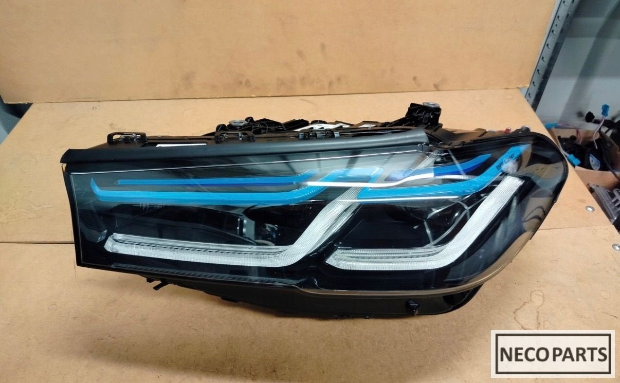 BMW G30 FACELIFT LASER SHADOW KOPLAMP LINKS 8084381 ORIGINEE, -, Utilisé, -, Enlèvement ou Envoi