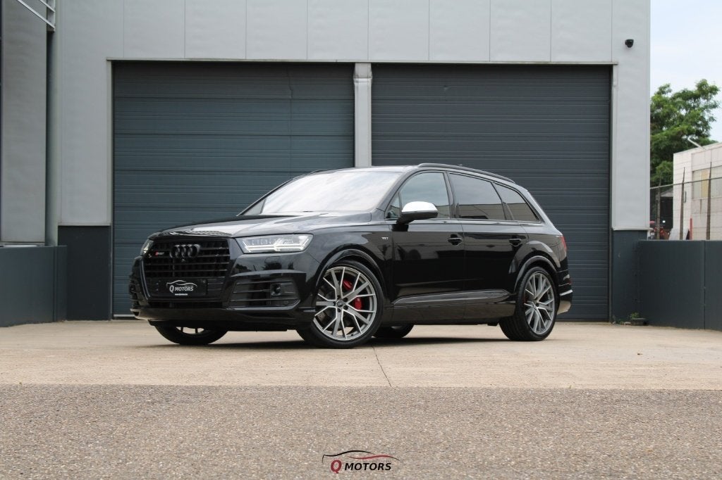 AUDI SQ7 V8 TDI/PANO/CAMERA/LED/NIGHTVISION/TREKHAAK/7ZIT, Auto's, Audi, Bedrijf, Te koop, SQ7, 4x4, ABS, Achteruitrijcamera, Adaptieve lichten