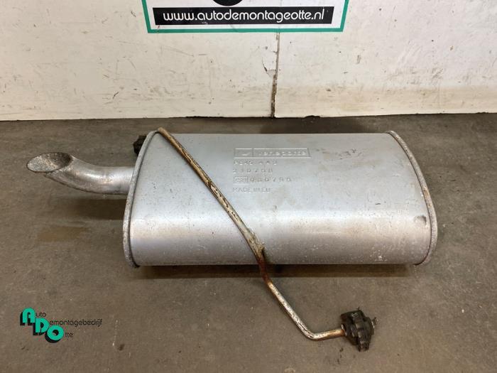 Echappement silencieux arrière d'un Peugeot 206 (206 98-), -, 3 mois de garantie, Utilisé, -