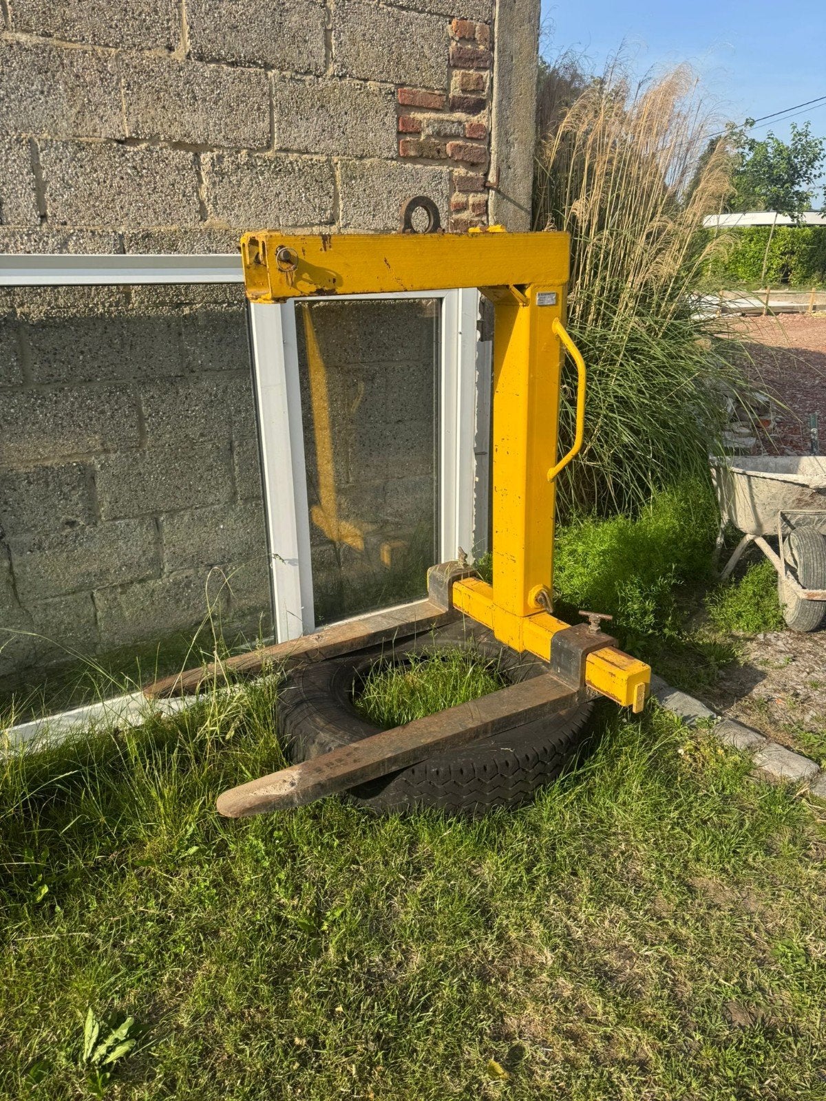 Pallethaak 2 ton, Ophalen