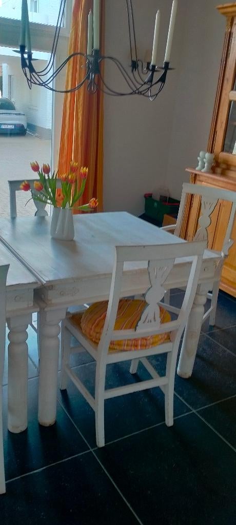 Tables et chaises, Ophalen, Gebruikt, 4 tot 6 stoelen