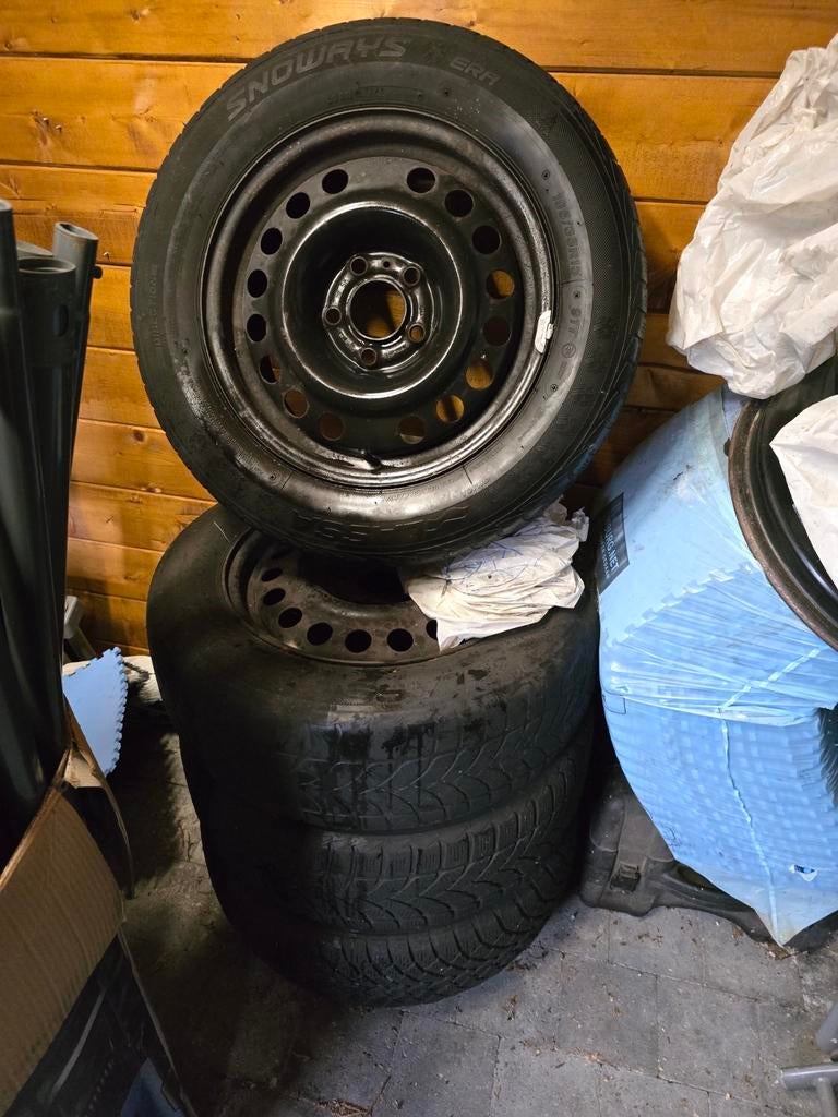 4X velgen met Banden van opel signum 2007, Auto-onderdelen, Banden en Velgen, Ophalen, Gebruikt, 15 inch, Velg(en)