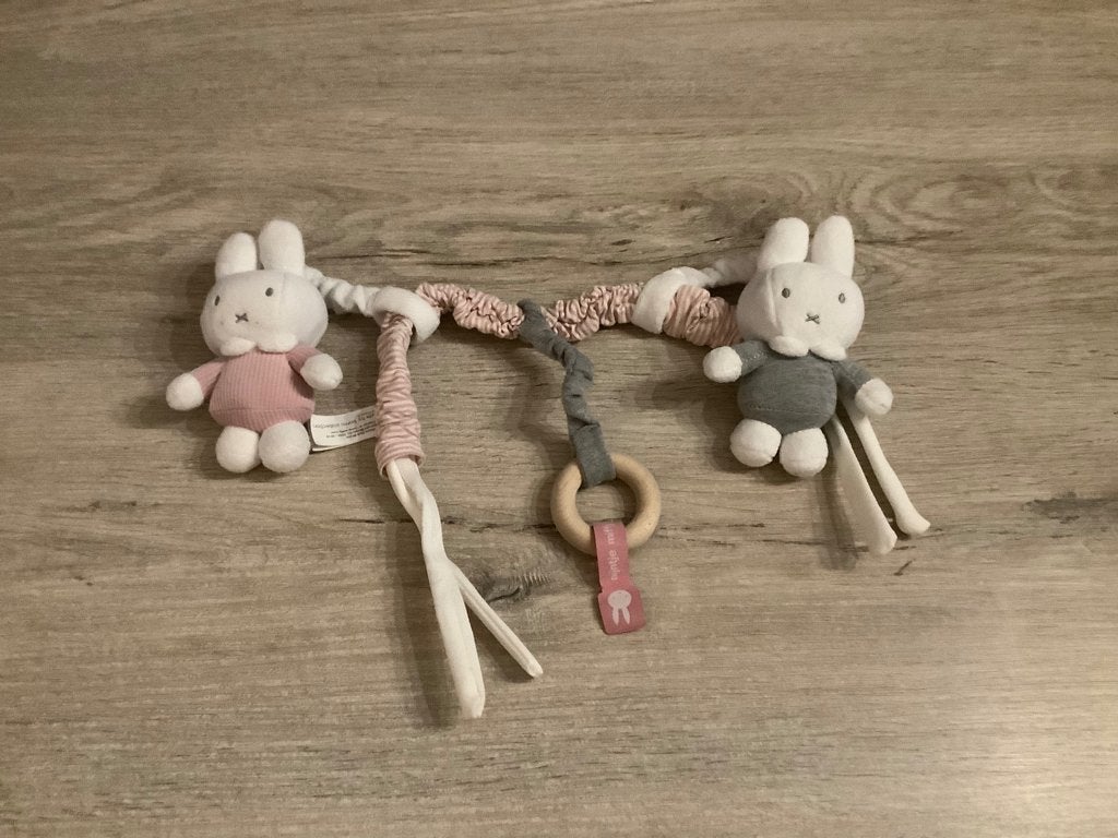 Tendeur de voiture Miffy rose pour bébé, Enlèvement ou Envoi, Comme neuf, Autres types
