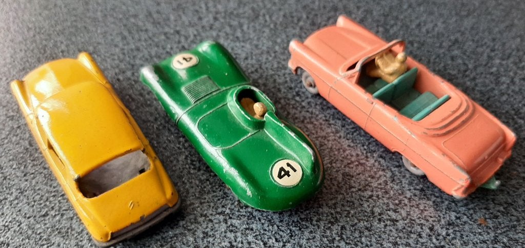 3 Lesney Matchbox - serie 1-75 - Jaguar - Citroën - Ford, Ophalen of Verzenden, Gebruikt, Auto, Lesney