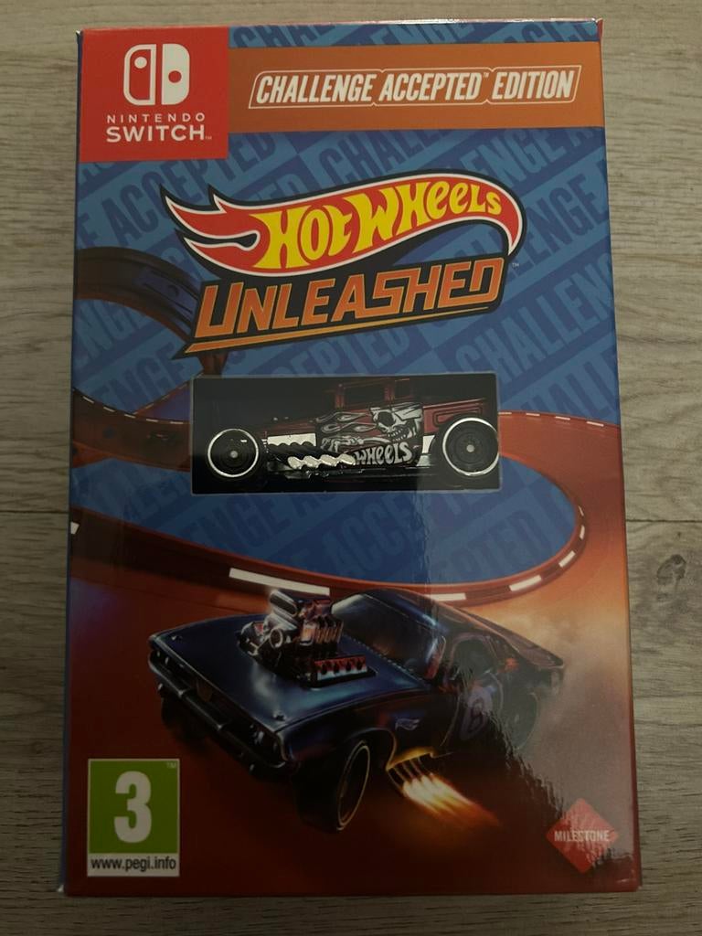 Nintendo Switch spel Hot Wheels Unleashed Challenge Accepted, Ophalen of Verzenden, Zo goed als nieuw, Racen en Vliegen, Vanaf 3 jaar
