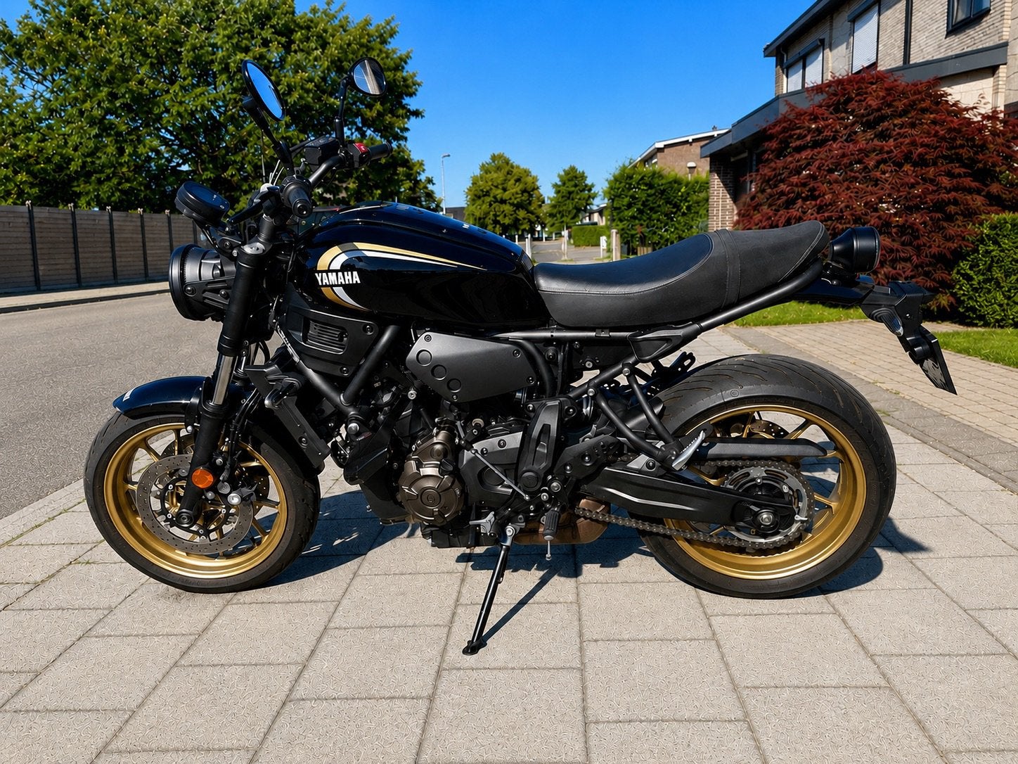 Yamaha XSR 700 – 2021 – slechts 1.900 km, Motoren, Motoren | Yamaha, Gebruikt, Particulier, Naked bike