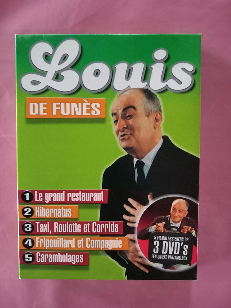 Louis De Funès - box met filmklassiekers -> 15€, Cd's en Dvd's, Ophalen of Verzenden, Zo goed als nieuw, Komedie, Boxset