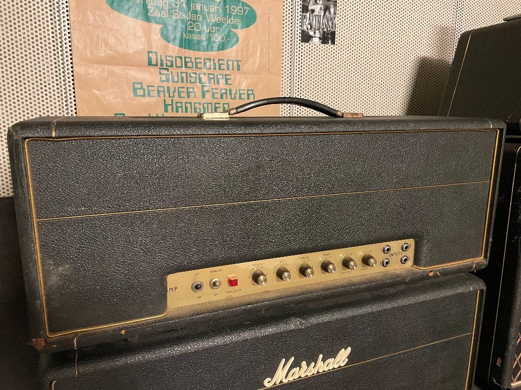 Marshall Super Bass 1968 - 1969 - le vrai Plexi !, Musique & Instruments, Amplis | Basse & Guitare, Enlèvement, Utilisé, Guitare