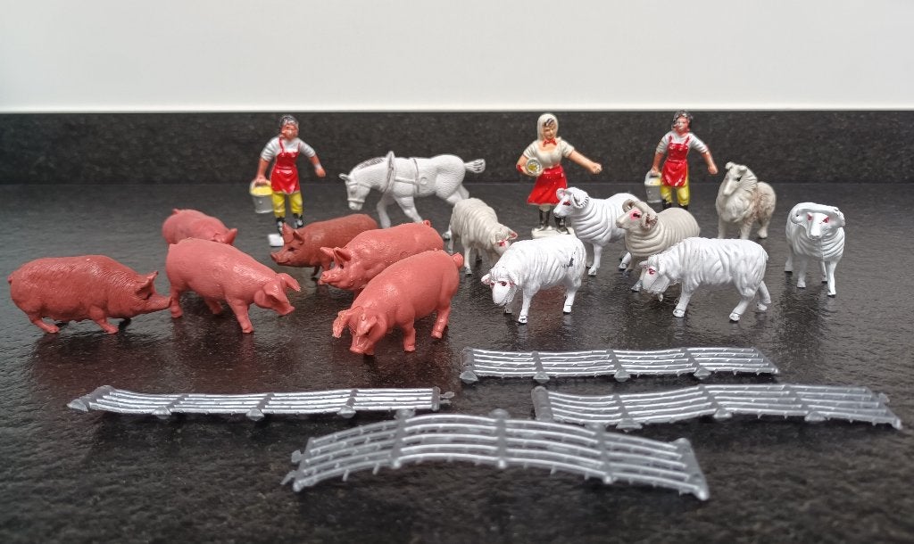 Boerderijdieren (21 stuks), Verzenden, Zo goed als nieuw