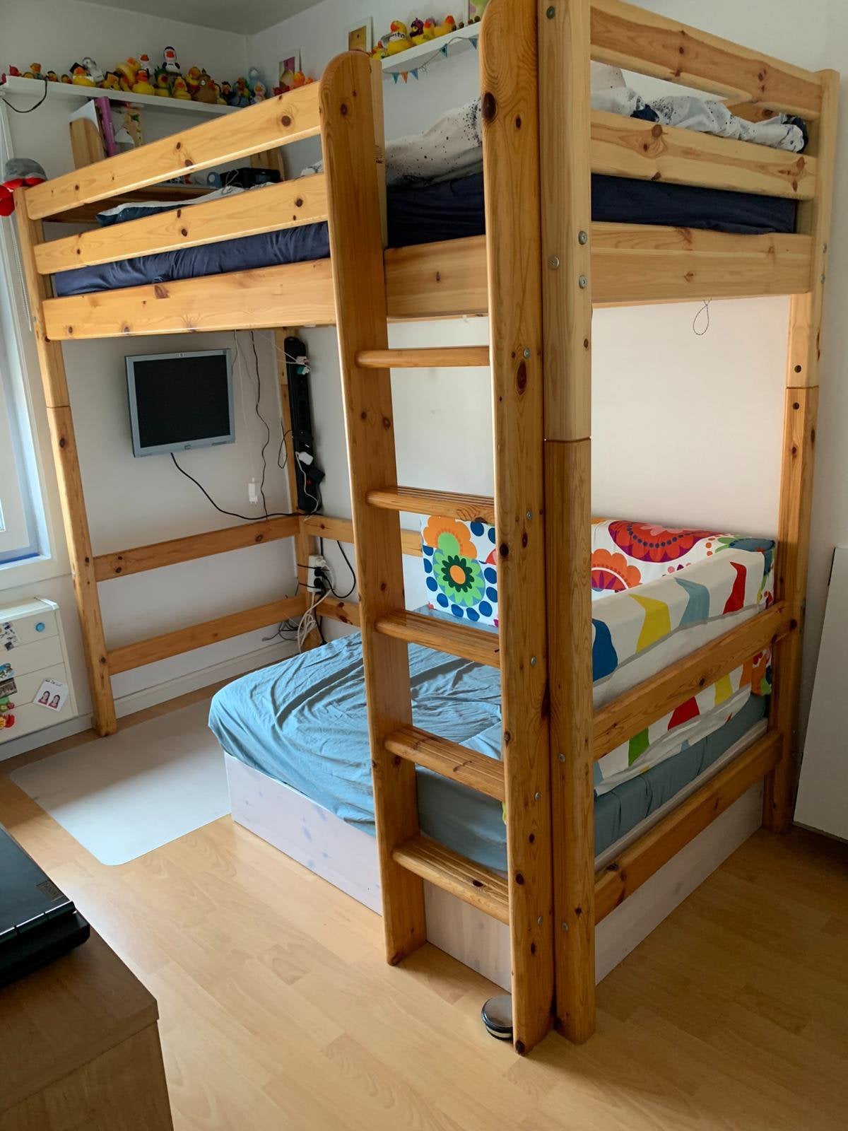 Hoogslaper met zetelbed, Ophalen, Gebruikt, Hoogslaper