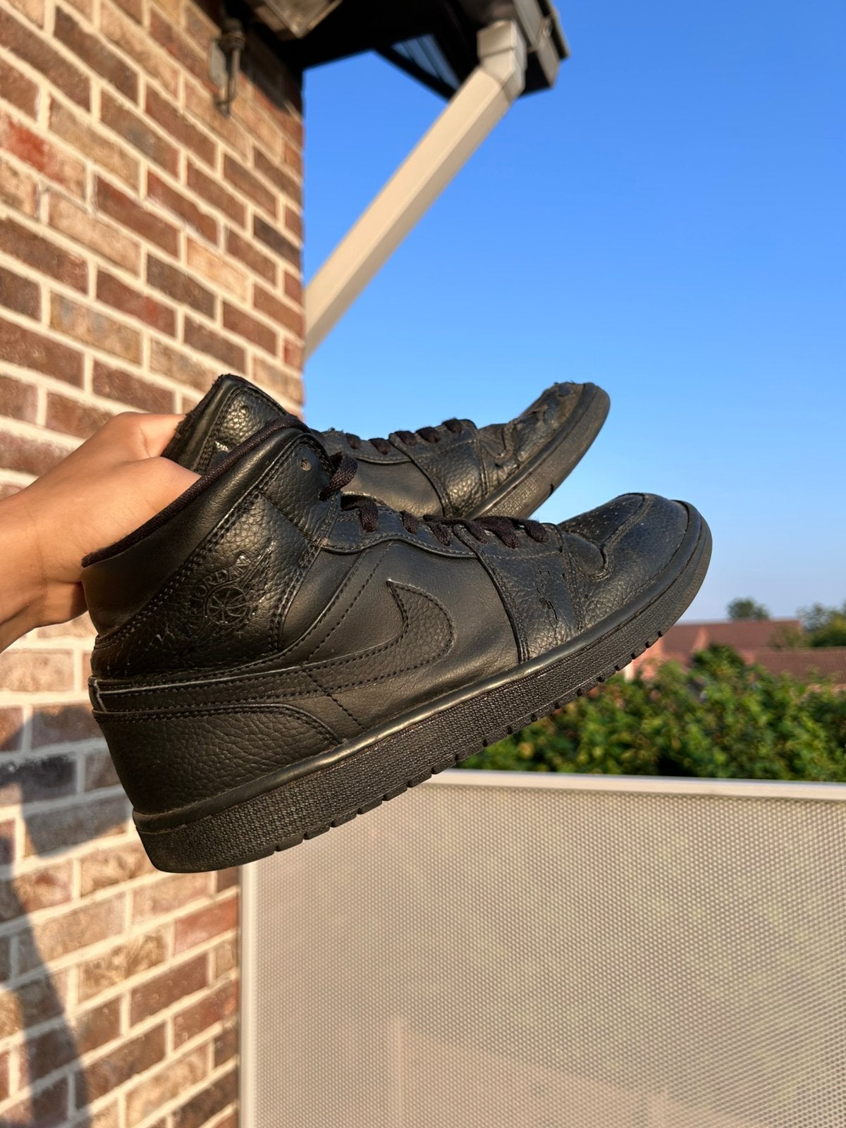 Nike Air Jordan 1 taille moyenne, Enlèvement ou Envoi, Porté, Baskets, Noir