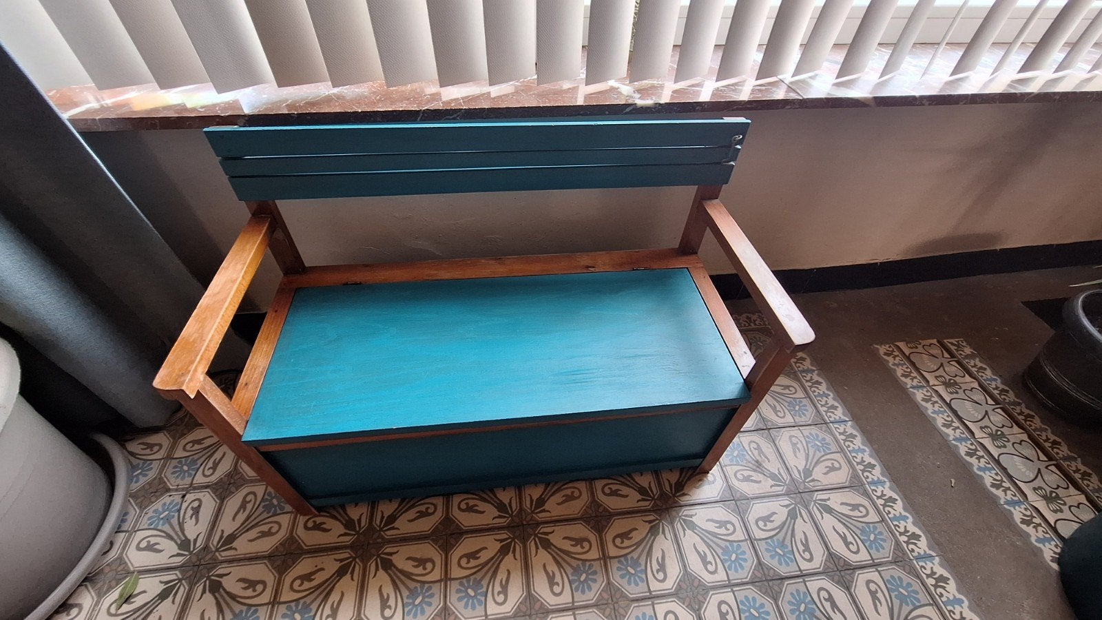 Kinderbankje,koffer, Ophalen