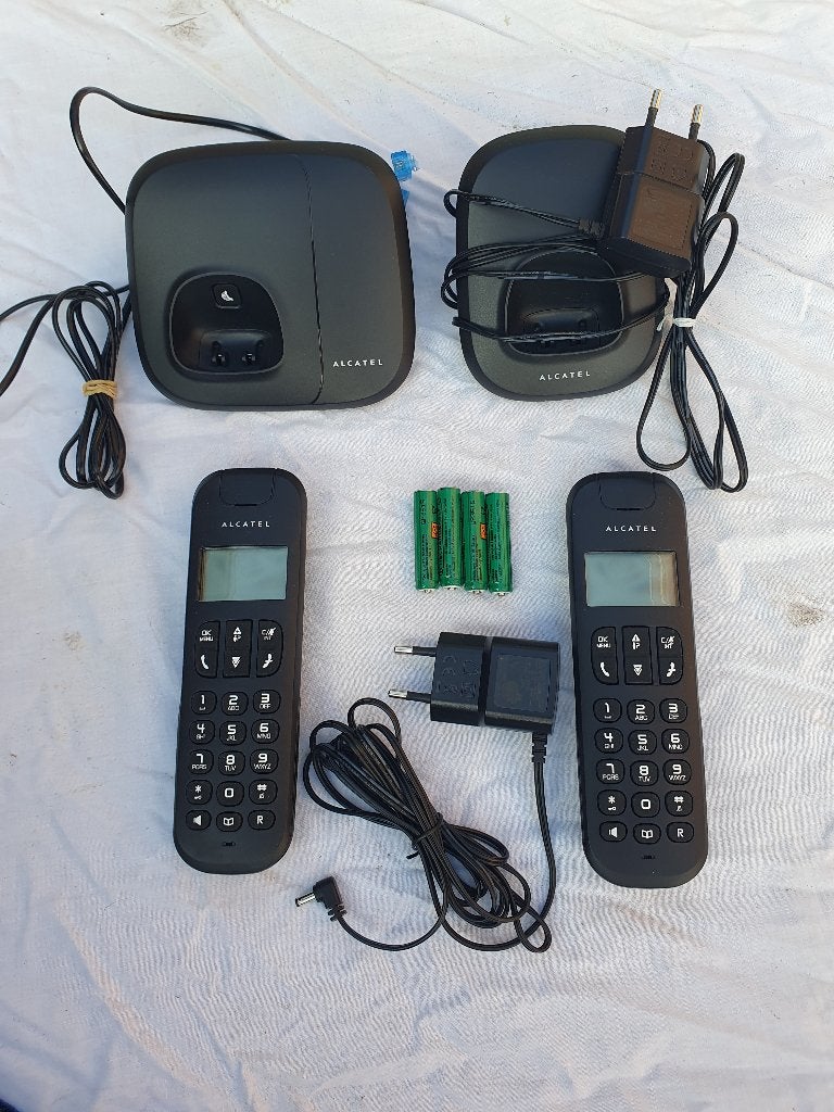TELEPHONE DUO PORTABLE ALCATEL, Enlèvement ou Envoi, Comme neuf, 2 combinés, À Faible Émission d'Ondes