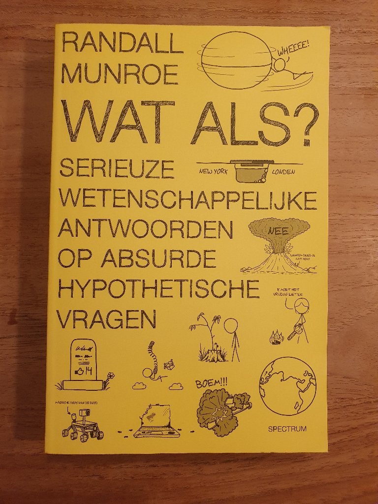 'Wat als?' - Randall Munroe, Boeken, Wetenschap, Ophalen, Zo goed als nieuw