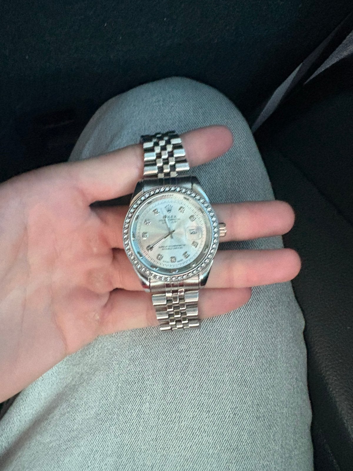 Rolex white, Ophalen of Verzenden, Zo goed als nieuw, Polshorloge, Rolex