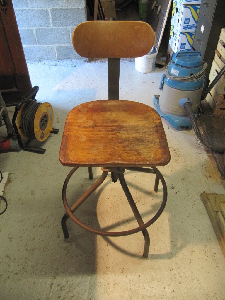 Chaise dessinateur/architecte, Enlèvement, Utilisé, Bois, Une