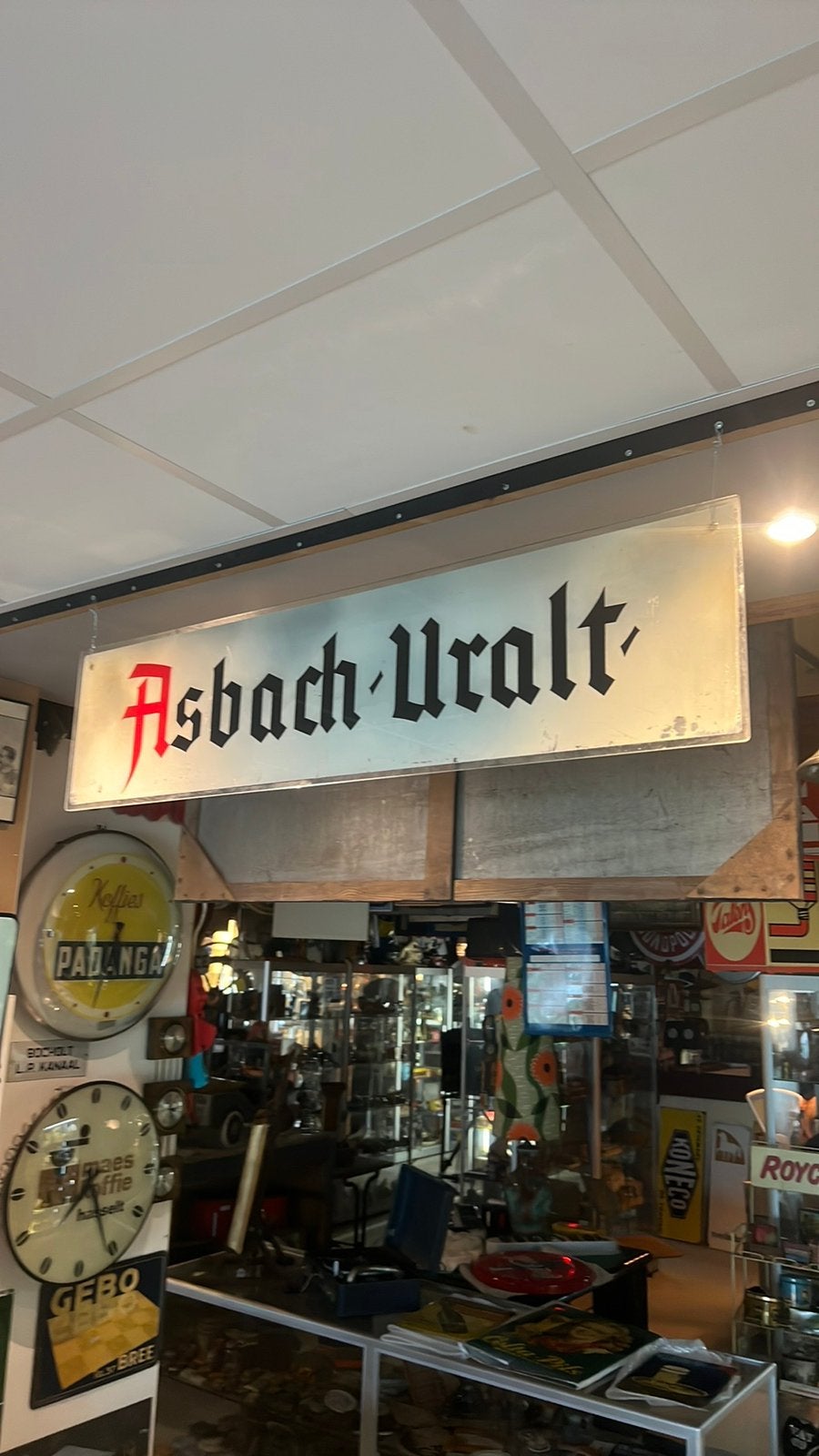 Ancienne assiette en verre d'Asbach-Uralt, Enlèvement ou Envoi