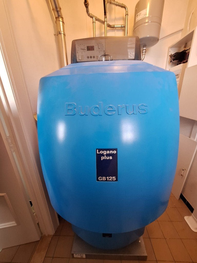 Buderus condensatieketel en boilervat - Logano Plus GB125, Enlèvement, Comme neuf, Plus de 10 ans