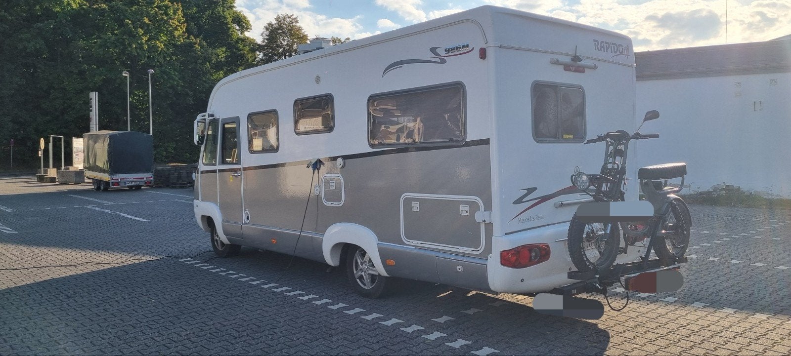 Camping-car Mercedes Rb B, climatisation, Caravanes & Camping, Boîte manuelle, Particulier, Télévision, Auvent