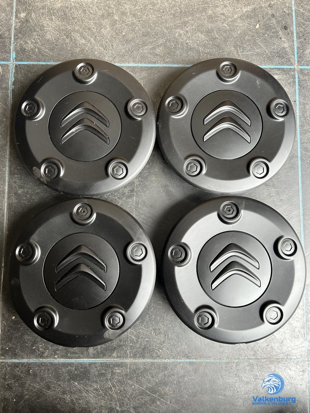ORIGINELE Citroen Jumpy naafkap naafdop set zwart, Autos : Divers, Enjoliveurs, -, -, Utilisé, -